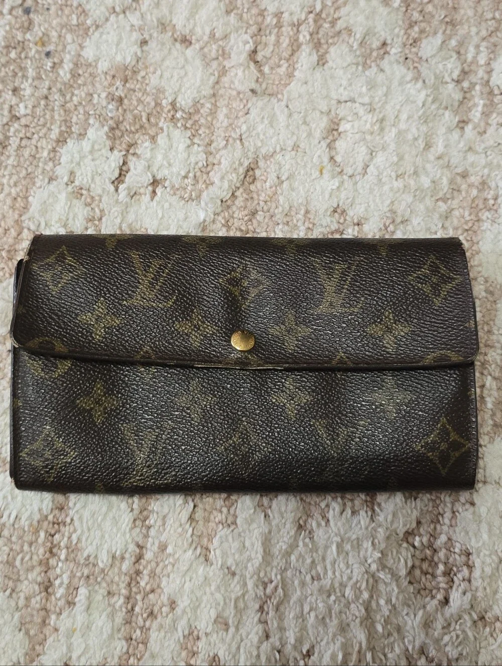 Louis Vuitton Brown Monogram Continental Wallet
